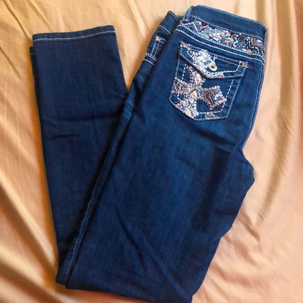 Size 14 Blue Miss Me Jeans